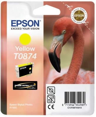 Original Epson Tinte T0874 Gelb