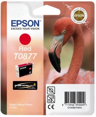 Original Epson Tinte T0877 Rot