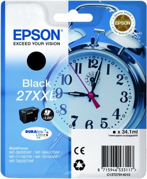 Epson 27XXL Schwarz 34,1ml