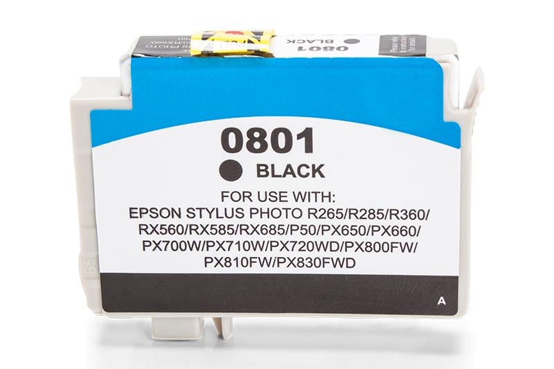 Tintenpatrone für Epson T0801 schwarz