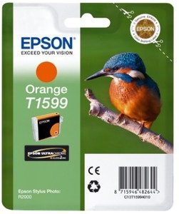 Epson Tintenpatrone T1599 Orange 17ml