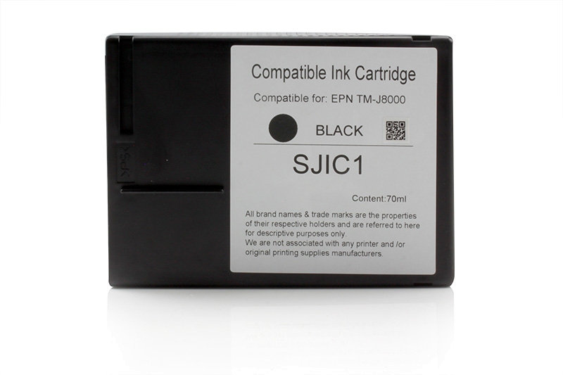 Tinte Black für Epson C33S020175 / SJIC1 TM-J 8000