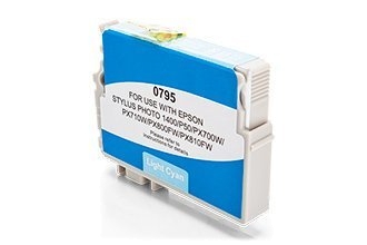 Tintenpatrone für Epson T0795 Light Cyan C13T079540