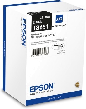 Tintenpatrone Epson T8651 schwarz 10.000 Seiten