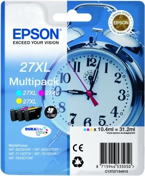 Epson Multipack 27XL c/m/y 31,2ml
