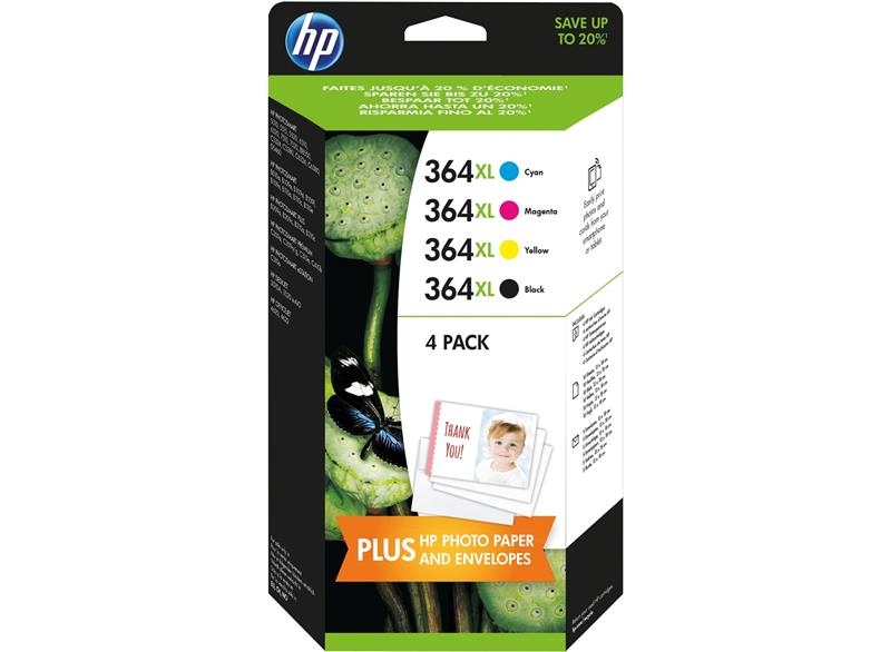 HP 364XL Tinte Multipack B/C/M/Y