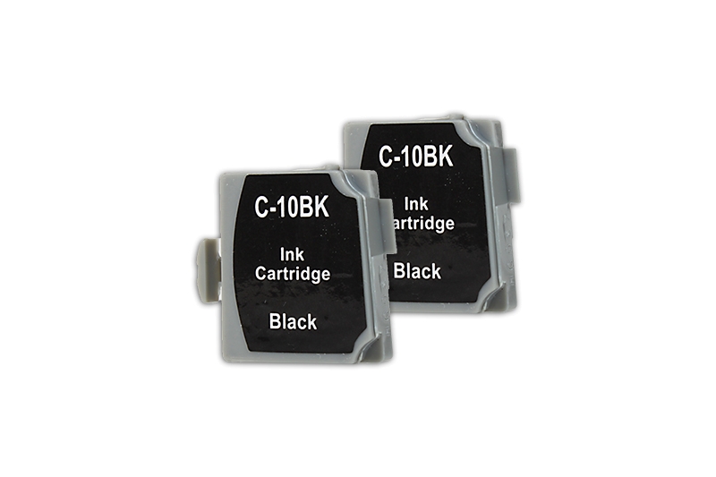 Kompatible Tinte für Canon BCI-10BK (2er Pack)