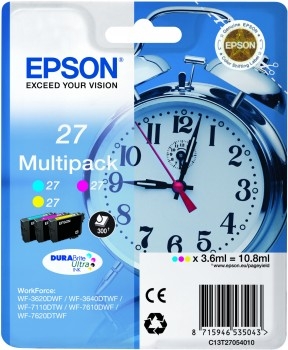 Epson Multipack 27 c/m/y 10,8ml
