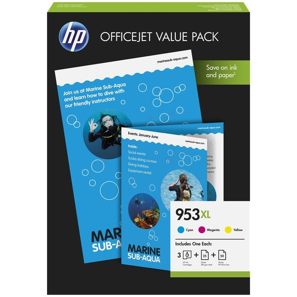 HP 953XL Office Value Pack – 75 Blatt/A4