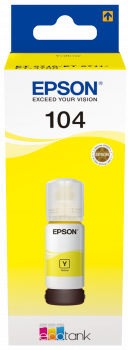 104 EcoTank Gelb Tintenflasche