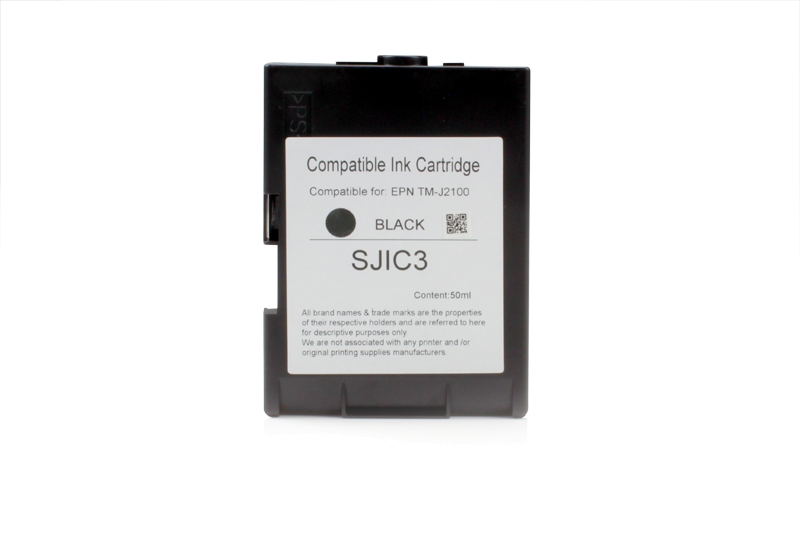 Tinte Black für Epson C33S020267 / SJIC3K TM-J 2100